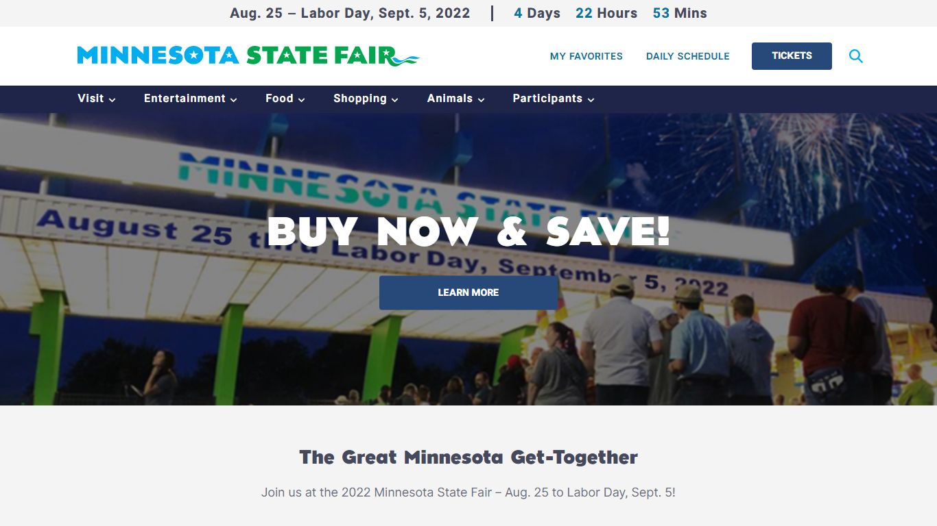 Aug. 25 – Labor Day, Sept. 5, 2022 | Minnesota State Fair